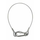 Safety kabel 50cm. BGV-C1 Gecertificeerd. Met borgring