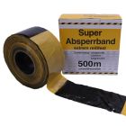 Afzetlint geel/zwart 80 mm x 500 m