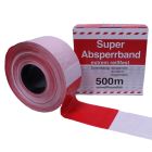 Afzetlint rood/wit 80 mm x 500 m
