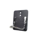 Black Bull hamerhouder vaste beugel met clip zwart