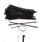 Hersluitbare tyrap 150 x 7,6 mm (100 stuks)