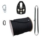 Hijstouw katrol set