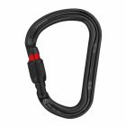 Petzl William screw-lock karabiner zwart