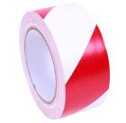 Markeringstape rood/wit 50 mm x 33 m