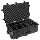 Peli 1650 Trolley Case met klittenband vakverdeling zwart 
