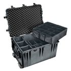 Peli 1660 Trolley Case met klittenband vakverdeling zwart 