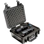Peli 1300 Case met plukschuim zwart 