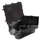 Peli 1690 Trolley Case met klittenband vakverdeling zwart 
