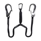 Skypro Flexi MGO Y-leeflijn met aluminium karabiner