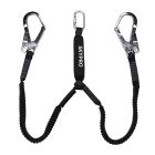 Skypro Flexi MGO Y-leeflijn met stalen karabiner