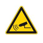 Waarschuwingssticker - Camerabewaking