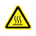 Waarschuwingssticker - heet oppervlak