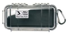Peli 1030 Micro Case Transparant / Zwart