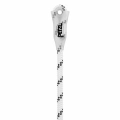 Petzl Axis semistatisch touw 11 mm met genaaid uiteinde - wit