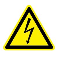 Waarschuwingssticker - elektrische spanning