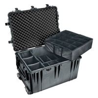 Peli 1660 Trolley Case met klittenband vakverdeling zwart