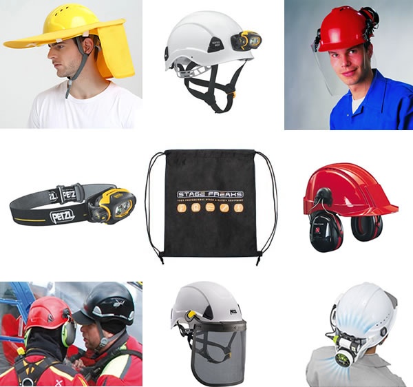 Accessoires voor veiligheidshelmen